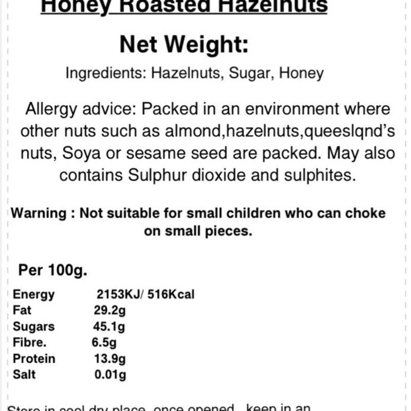 Honey Roasted Hazelnut