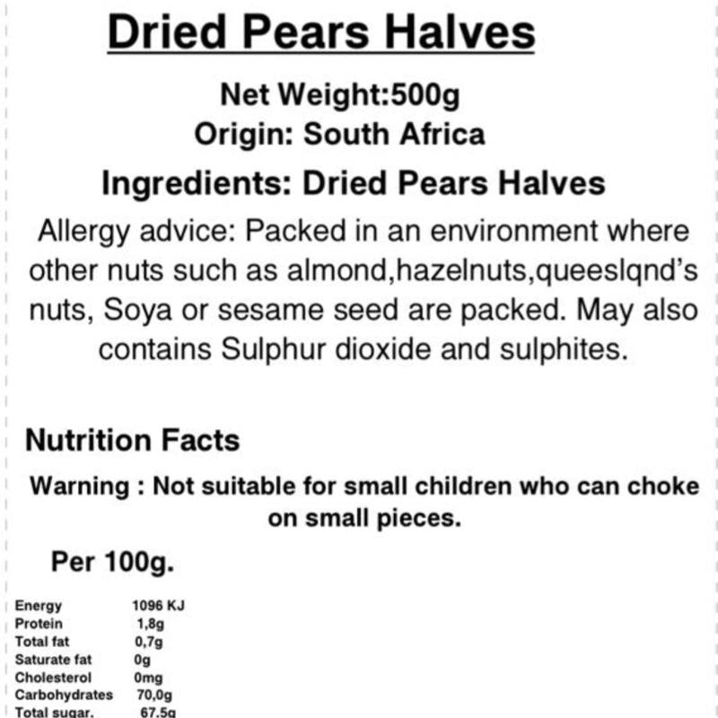 Dried Pears
