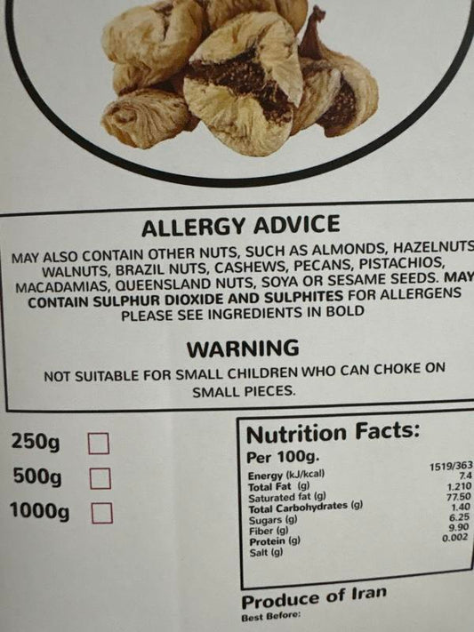 Iranian Dried figs
