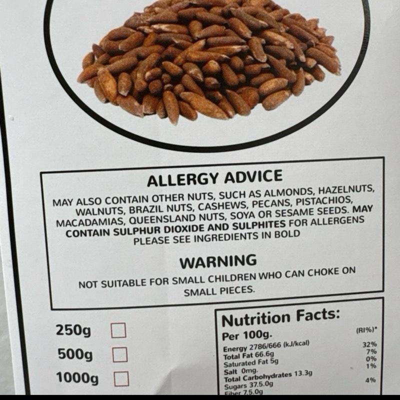 Pine Nuts with shelled /Chelghoza Freshly Roasted